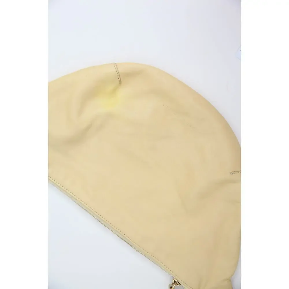 Freda Salvador Elodie Crescent Bag in Yellow